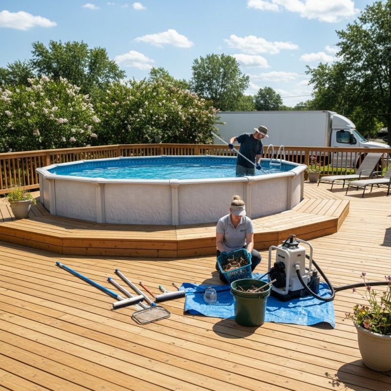 Above Ground Pool Preparation