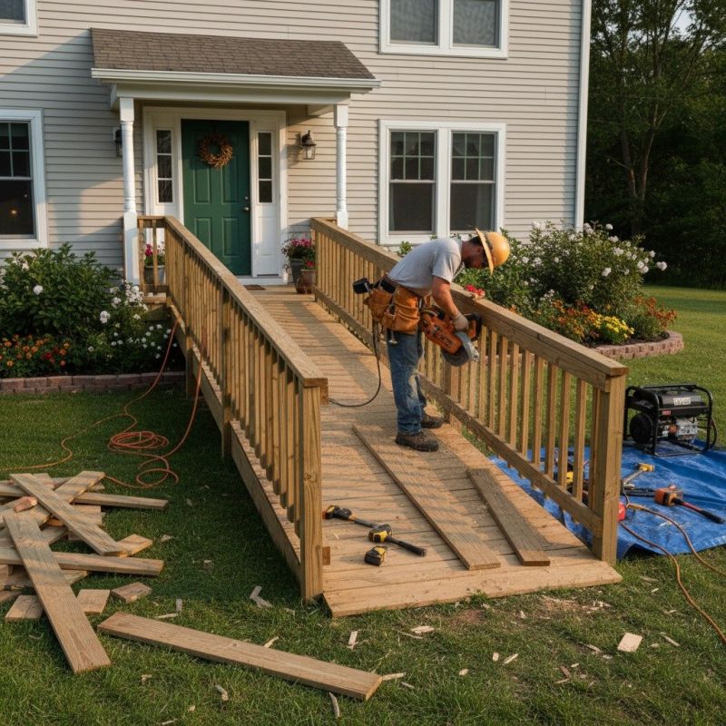 Wood Ramp Repair in Olathe, KS